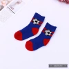 Colorful football pattern decorated long sports cotton socks for boys and girls, suitable for spring, autumn and winter, with a variety of colors and styles Item Picture